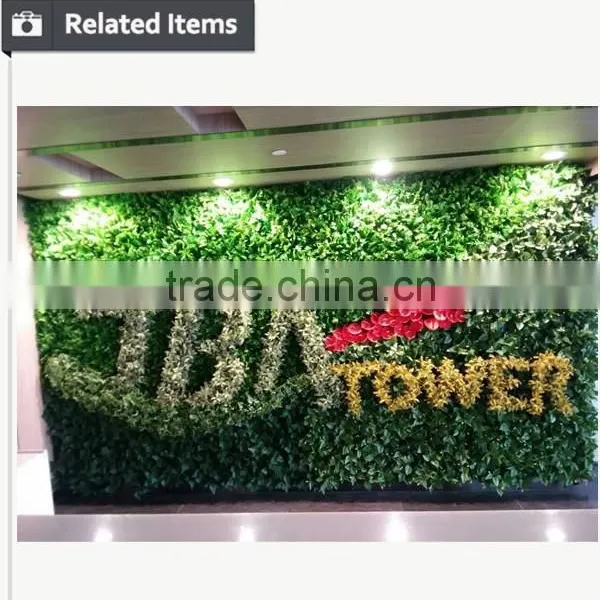 High Quality Artificial Vertical Garden Cheap Green Artificial Plants Wall photo-3