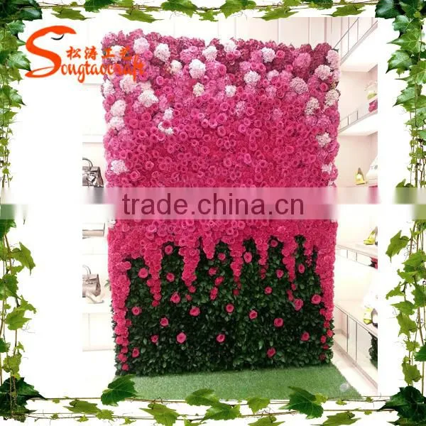 Self Design Artificial Flower Wall,flower Fences for Park Decor photo-5