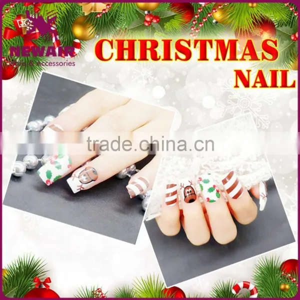 NEWAIR Popular Full Cover Christmas Free Fake Nails photo-6
