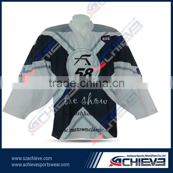 100% Polyester Ice Hockey Wear,custom Cheap Team IceHockey Jerseys,bestselling Sublimation Ice Hockey photo-2