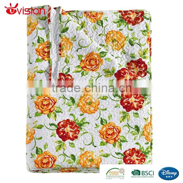 Home Goods Bedspread,flower Bedspreads,cotton Quilted Bedspared photo-2