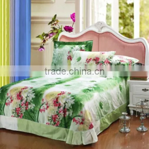 100% Linenchina Manufacturer Digital Printed Cotton Bed Linen photo-2
