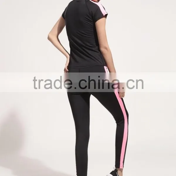 2016 Hot Sale Ladies Cheap Sport Dry Fit Soft Hand Feel Gym Pants photo-5