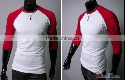 Men t - Shirt 3/4 Sleeve Raglan Baseball, 65% Polyester- 35% Cotton photo-4