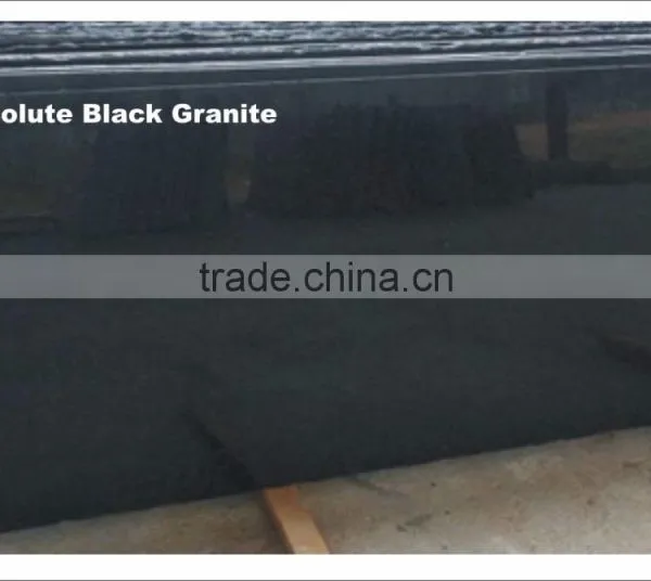 Black Color Indian Absolute Black Granite photo-3
