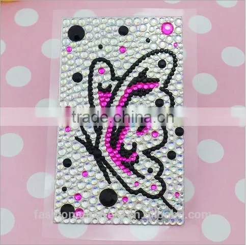 Acrylic Butterfly 3D Sticker, Personalized Self Adhesive Phone Sticker photo-2