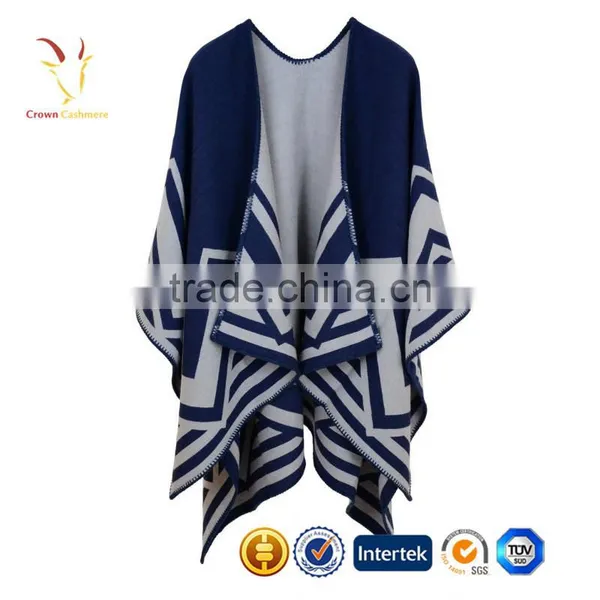 Wholesale Wool Winter Poncho For Women photo-3