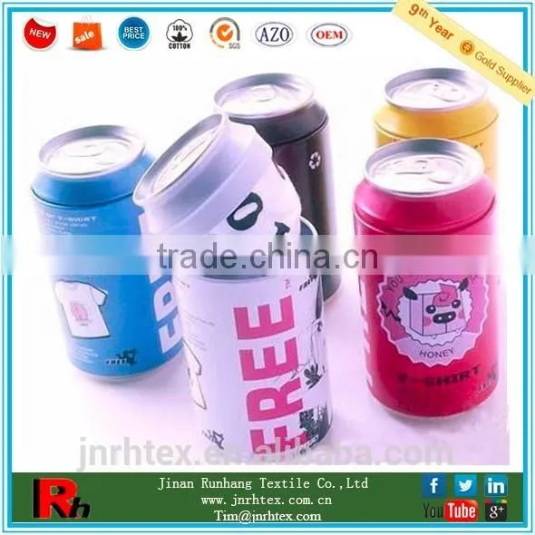 Cotton Printing Custom Compressed Tee Shirt for Promotion photo-2
