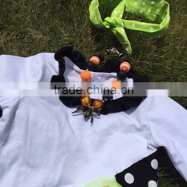 The Halloween Kids Girls The Witch's Shoes OUTFITS Pant Sets Girls Boutique Clothes Kids Sets With Matching Accessory photo-4