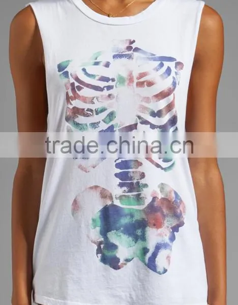 Loose Plain Watercolor Tank Top photo-4