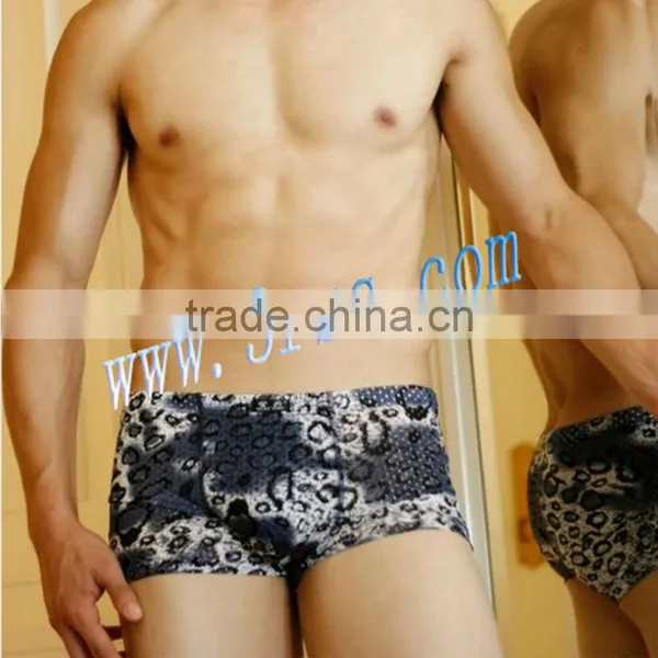 365 Black Men Bamboo Fiber Boxer Panty