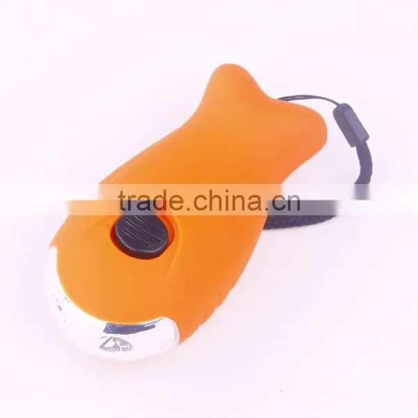 China Wholesale High Quality Hand Crank Generator Hand Dynamo Flashlight photo-2
