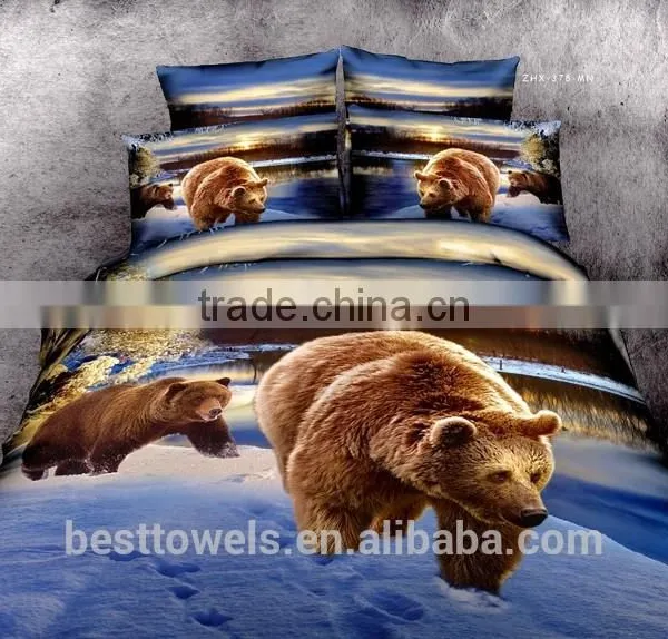 Good Quality 3d Printed Cot Sunflower Bedding Set photo-2
