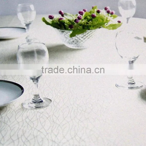 Factory Wholesale Hotel Restaurant Banquet Party Table Linens White Tablecloth Wedding Round Table Cloths for Sale photo-3