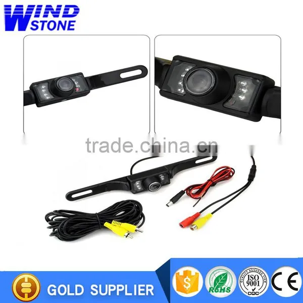 4.3 LCD Rear View Monitor License Plate Car Rear Backup Camera and Monitor Kit For Car,Universal Waterproof Rear-view photo-2