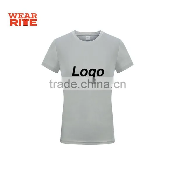 Dry Fit 100% Polyester Short Sleeve Blank T Shirts For Women photo-2