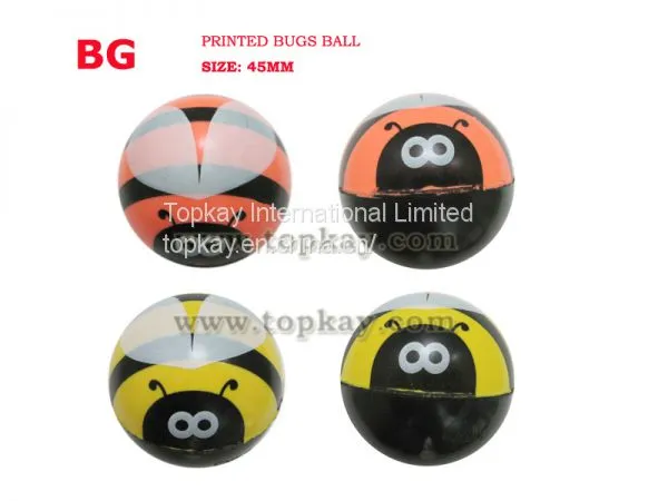 Sell printed bug balls, bug bouncing ball
