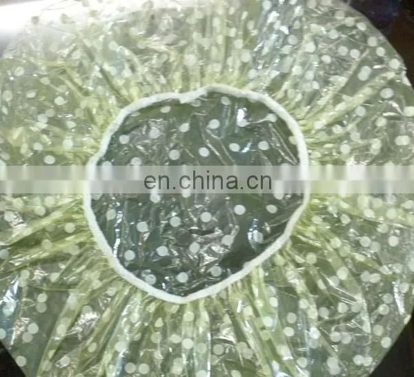 Disposable Clear PE Shower Cap for Hotel Using photo-6