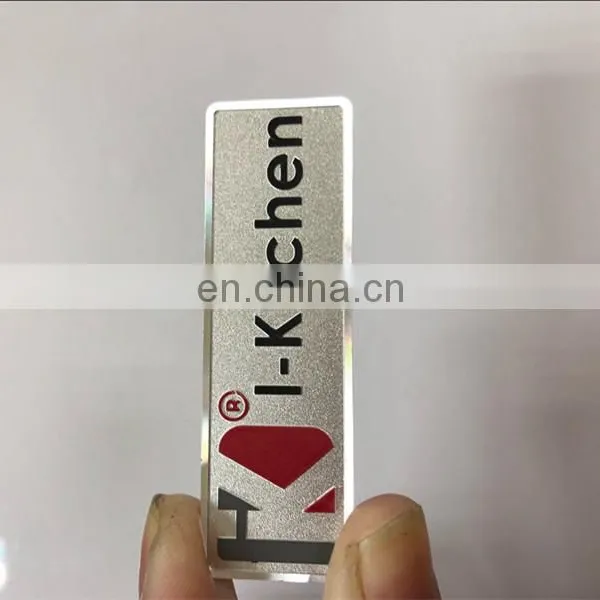 Customized Kitchen Metal Hardware Logo Plate