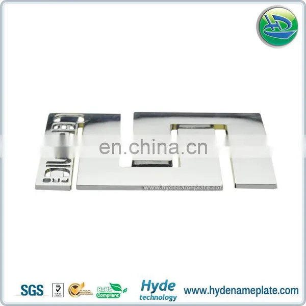High Quality Custom Electroplating Car Emblem Badge Logo photo-6
