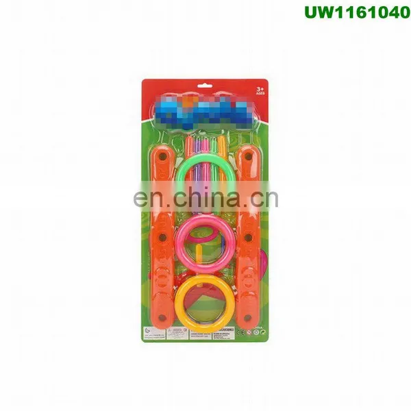 Ring Toss Kids Adults Games Improve Eye-Hand Coordination and Fine Motor Skills - With Carrying Case, Plastic Rings photo-4