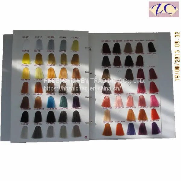 Hair Swatches Used on Hair Dye Book photo-2