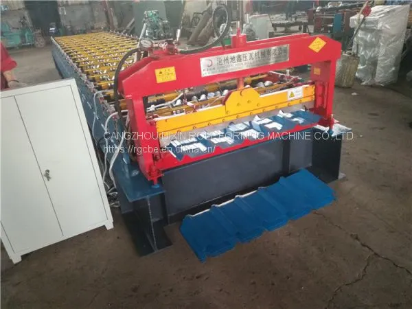 Trapezoidal Roofing Sheet Tile Roll Forming Machine photo-3
