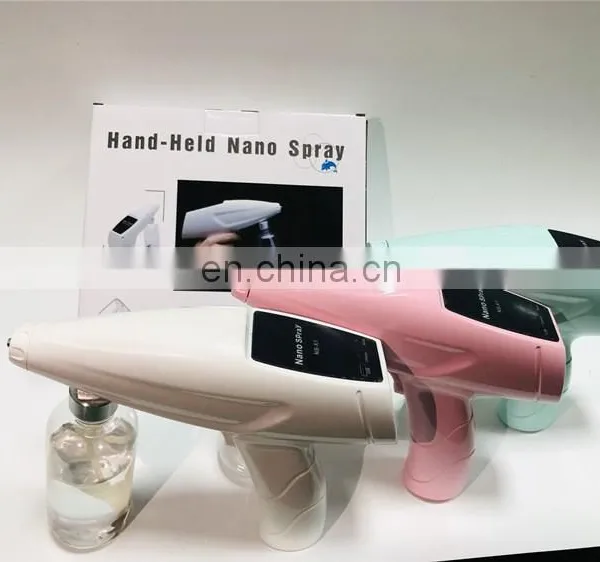 Hot Sale Portable Disinfection Sanitizer Wireless Rechargeable Blue-ray Nano Spray Gun photo-6
