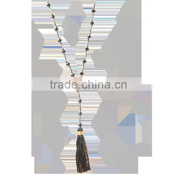 China Latestest Design Colorful Tassel Necklace Withs Beads Wholesale photo-4