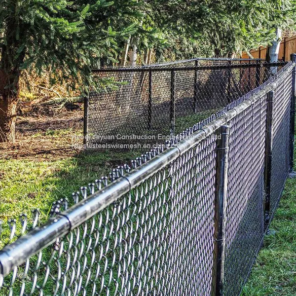 Chain Link Fence Green Chain Link Fencing Metal Palisade Fencing Stainless Steel Woven Mesh photo-5