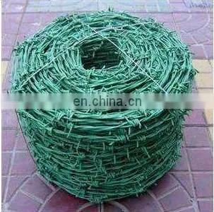 High Quality 250m PVC Coated Barbed Wire Coil photo-3