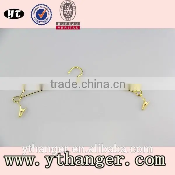 Top Quality Fashion Style Metal Wire Shiny Color Lingerie Hanger photo-2