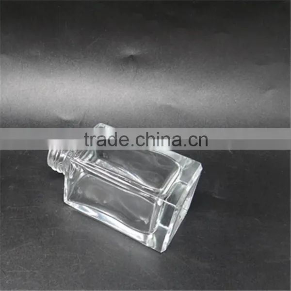 90ml Square Glass Material Clear Color Aroma Diffuser Bottles With Aluminum Caps photo-4