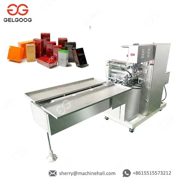 Cellophane Wrapping Machine For Cosmetic Box Chocolate Box Wrapping Machine Perfume Box Wrapping Machine photo-2