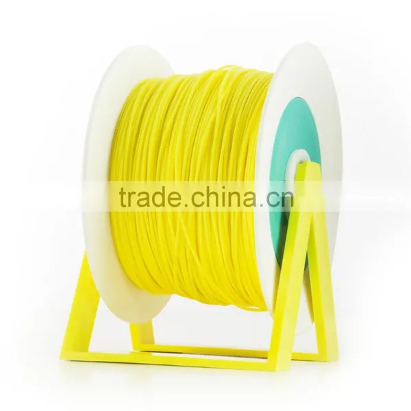 Pla 3d Printer Material Vivid Yellow Filament With the New Spool Convertible Into a Coat Hanger. Spool Holder Included. photo-2