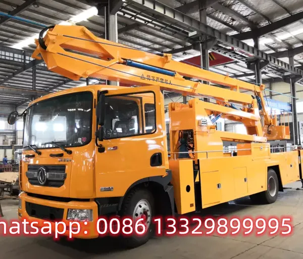 Factory Sale Good Price Dongfeng D9 20m-22m Hydraulic High Altitude Operation Vehicle for Sale photo-4