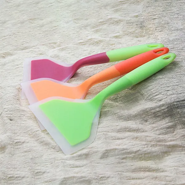 Kitchen Accessories Home and Kitchen Gadgets Nonstick Wide Silicone Omelette Pancakes Shovel Spatula Turner Kitchen Tools Silicone Scraper photo-5