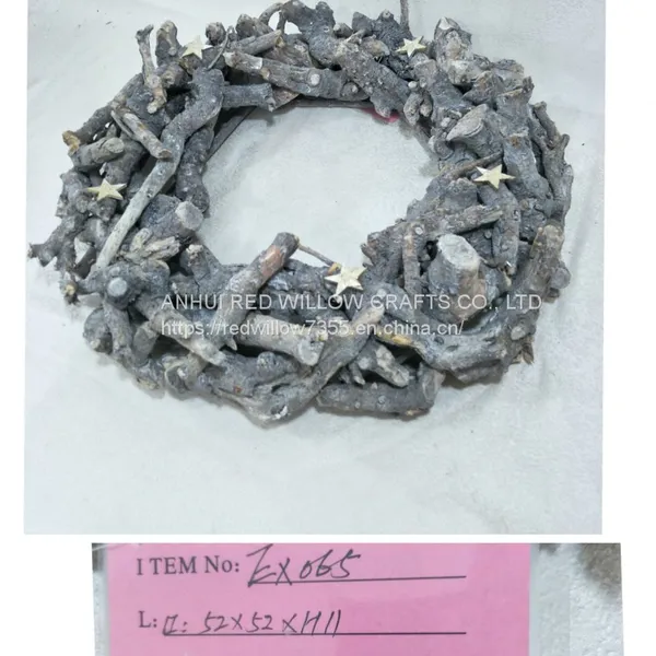 Willow Root Round Shape Wreath photo-2