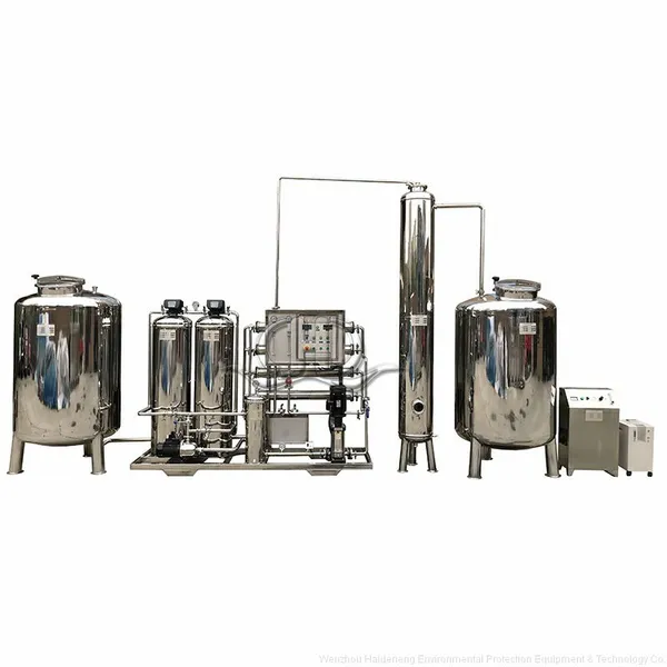 Customized Softened Automatic Two-stage Reverse Osmosis Water Purification Equipment Ro Water System With Ozone Tower