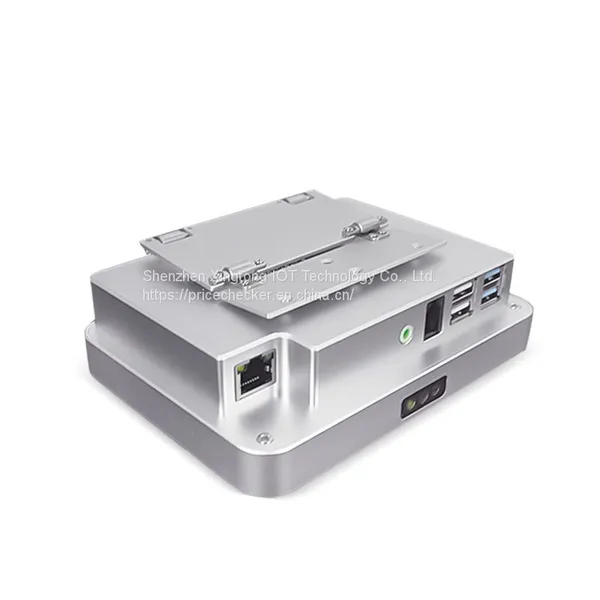 XT802C 48V POE Wholesale Order Machine Presentation Barcode Scanners Smart Shopping Cart Android Price Checker photo-5