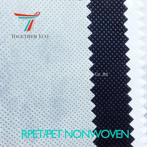 Heat-Resistant Pet Nonwoven Fabric 100 Polyester Spunbond Non Woven Fabric Rolls For Wall Paper photo-2