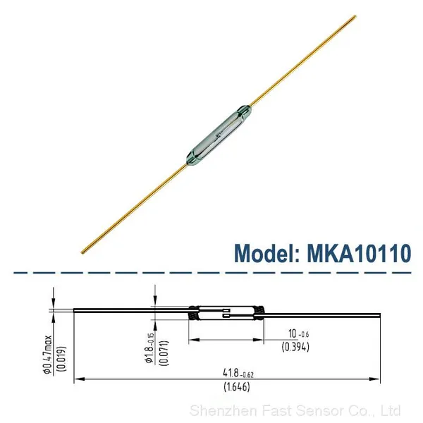 10 мм герконный выключатель MKA-10110 AT10-15/AT15-20/AT20-25/AT25-30/AT30-35