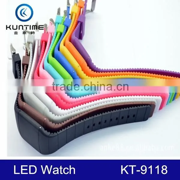 Hot Selling Vogue LED Silicone Bracelet Watch China photo-6