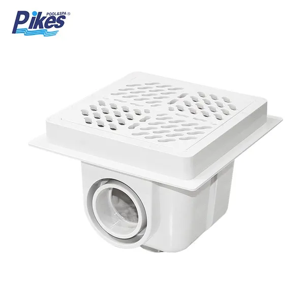 Pikes New Square Main Drain 2''/2.5'' ABS Material In-line Inserts Wholesale Swimming Pool Floor Main Drain photo-2