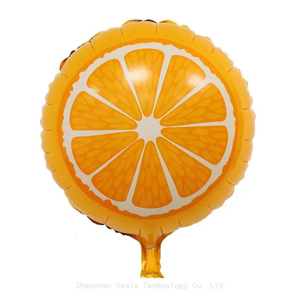 Wholesale Summer Fruit Aluminum Foil Balloons Watermelon Strawberry Orange for Birthday Party Themed Decorations photo-3