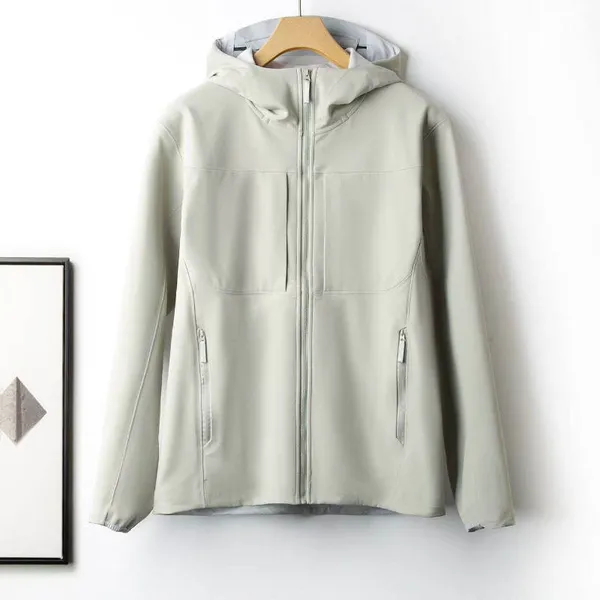 Customized Logo Windbreaker With Double-layer Warm Lining, Breathable and Waterproof Autumn and Winter Raincoat Coating, Windproof S-2XL photo-5