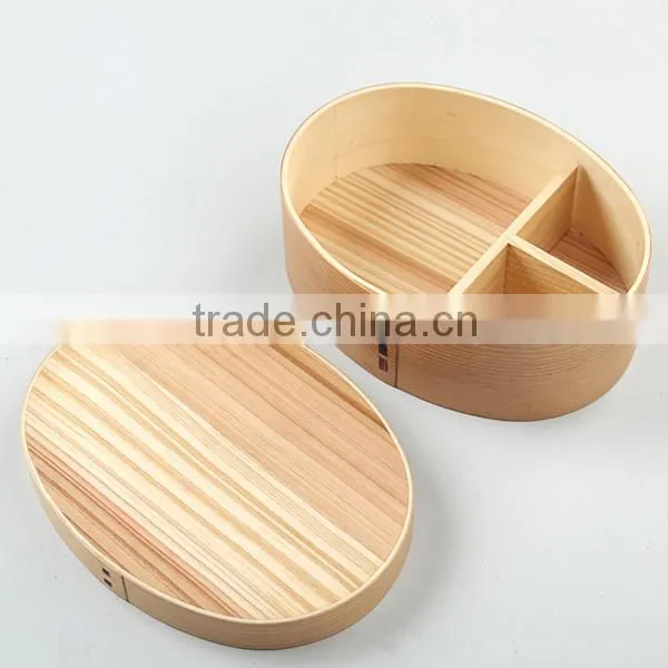 Natural Solid Wooden Food Lunchbox photo-2