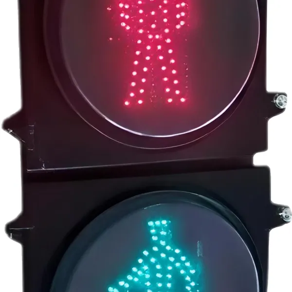 300 Red Pedestrian and Green Pedestrian Two - Unit Traffic Road Signal Indicator for Urban Road Crosswalks photo-2