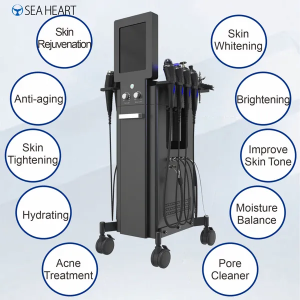 Professional 10-in-1 Facial Device With Microcurrent and LED Therapy for Wrinkle Reduction photo-4