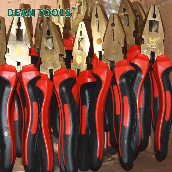 Non-Sparking Pliers, Beryllium Bronze, 1-Year Warranty, Free Replacement for Lineman